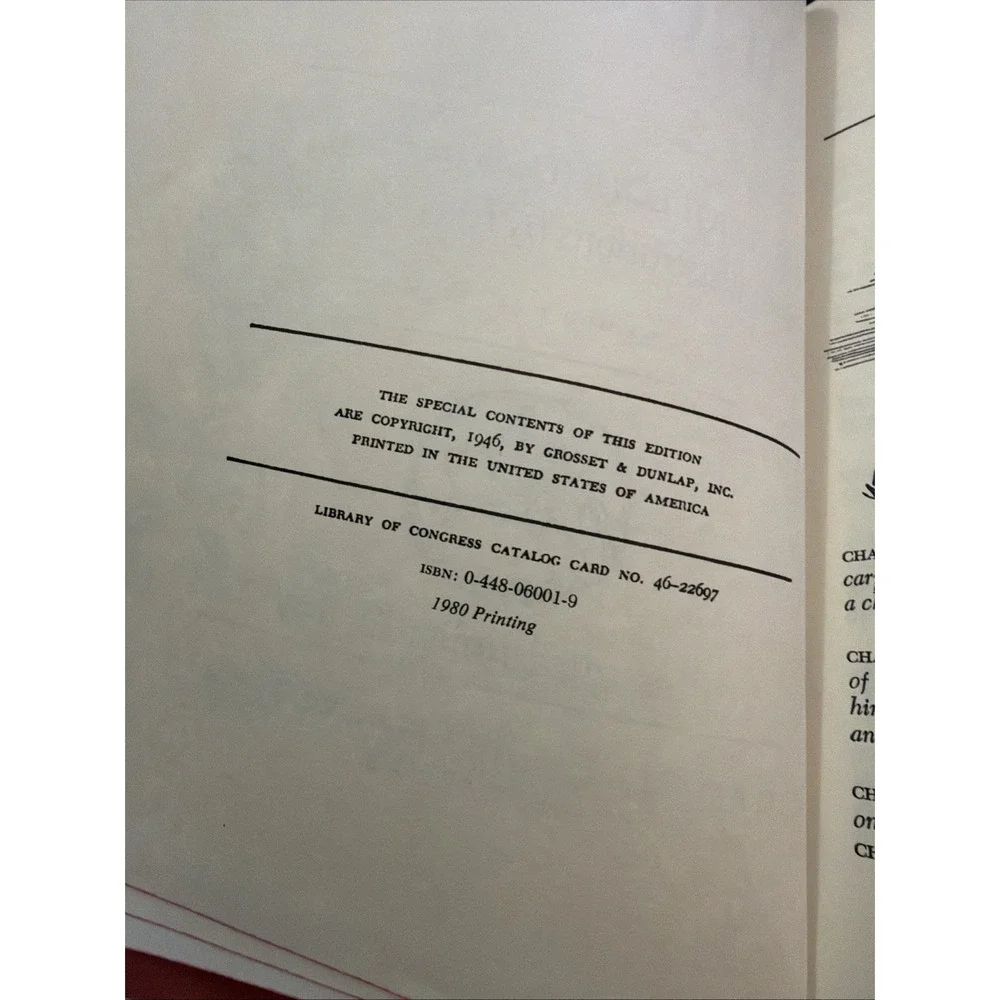 Adventures of Pinocchio Carlo Collodi Illustrated Junior Library Edition 1980